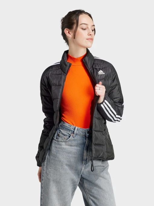 Куртки и дубленки Adidas Essentials 3-Stripes Light Down модель HZ5726 Фото