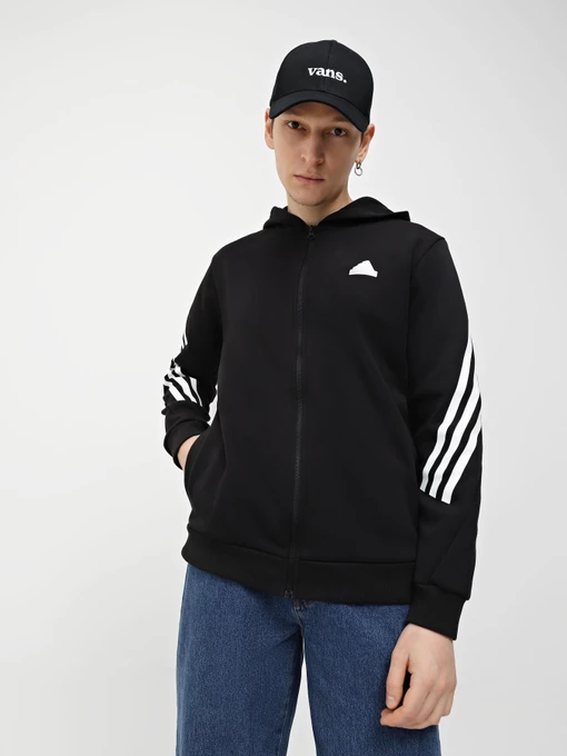 Худи и свитшоты Adidas FUTURE ICONS 3-STRIPES FULL ZI модель IR9159 Фото