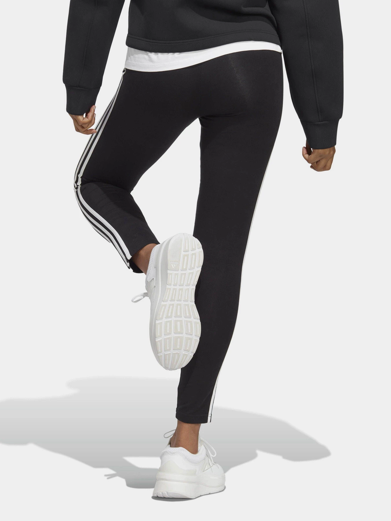Штани Adidas ESSENTIALS 3-STRIPES HIGH-WAIS модель IC7151 Фото