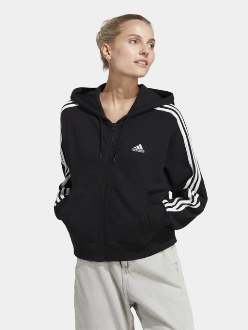 Худи и свитшоты Adidas ESSENTIALS 3-STRIPES FRENCH TE модель IC8781 Фото