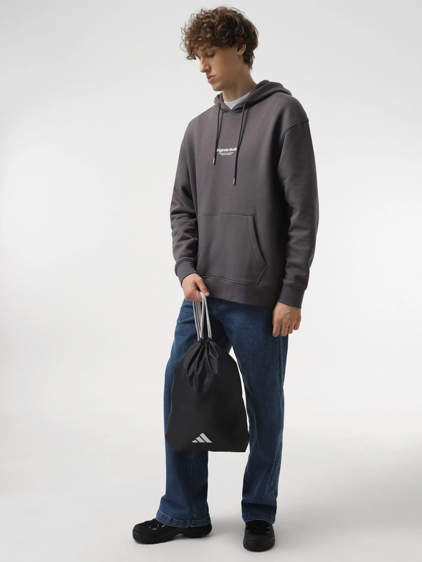 Рюкзаки Adidas RUN GYMBAG 16L модель HN8165 Фото