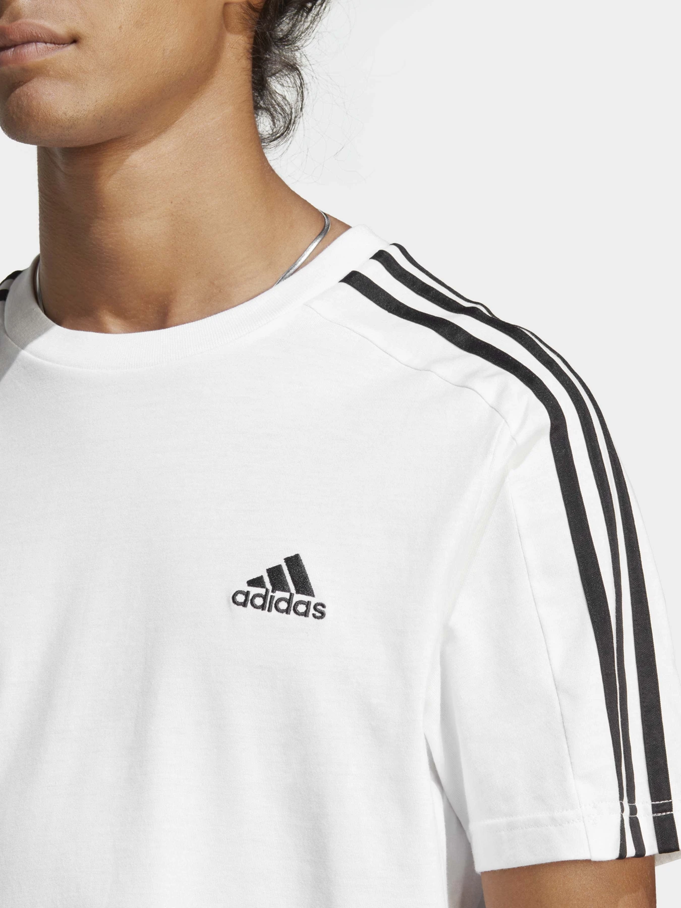 Футболки и поло Adidas ESSENTIALS SINGLE JERSEY 3-STR модель IC9336 Футболки и поло Adidas ESSENTIALS SINGLE JERSEY 3-STR модель IC9336 Фото
