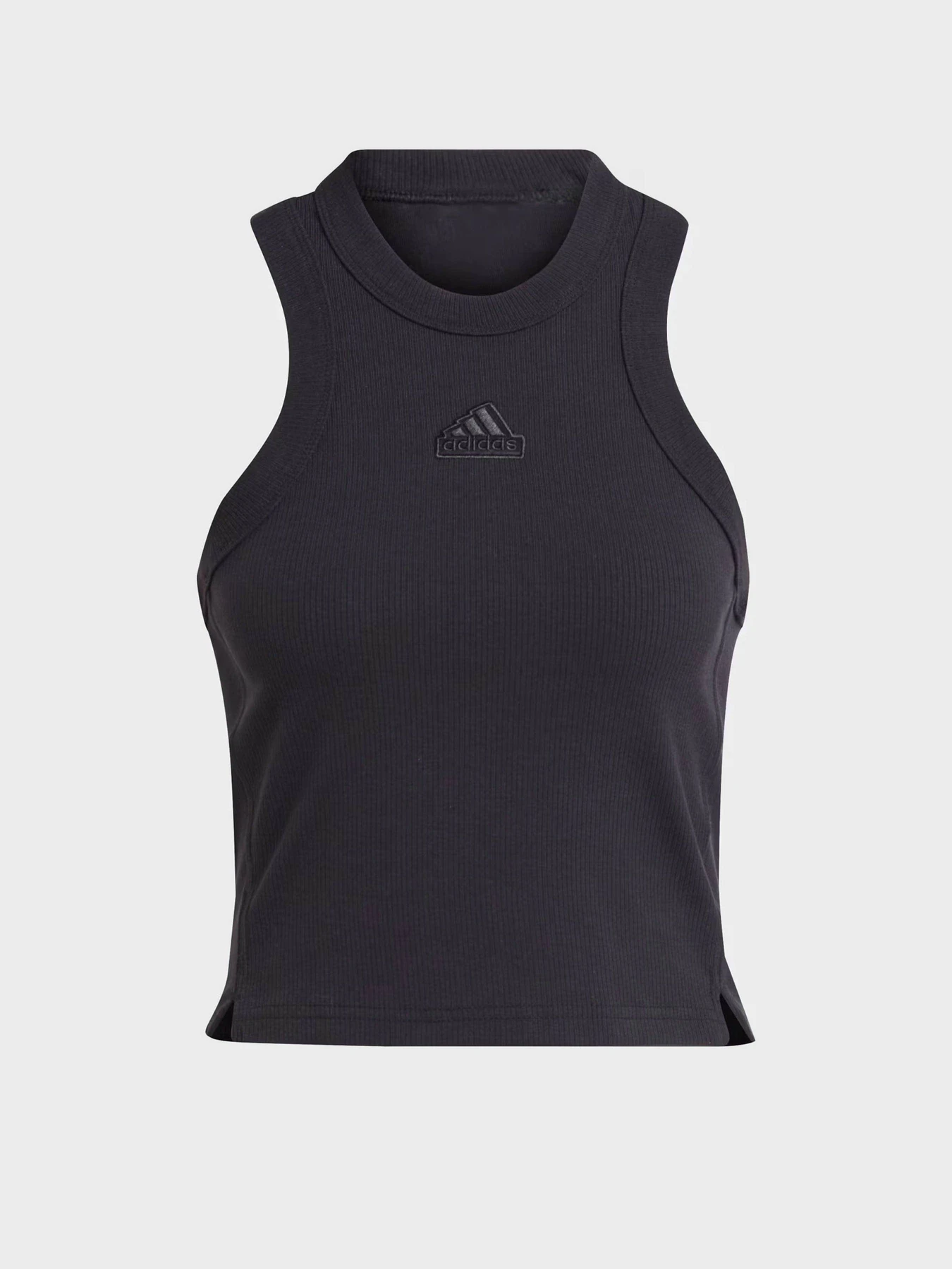 Футболки и поло Adidas LOUNGE RIBBED CROP TANK модель IR8785 Футболки и поло Adidas LOUNGE RIBBED CROP TANK модель IR8785 Фото