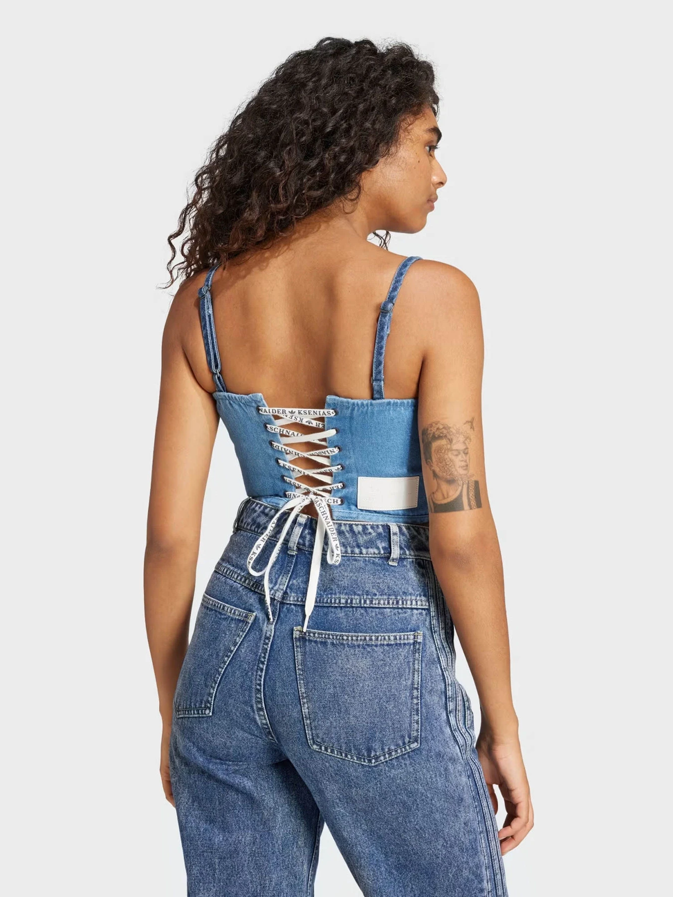 Боді та корсети Adidas Х KSENIASCHNAIDER DENIM модель IW5671 Боді та корсети Adidas Х KSENIASCHNAIDER DENIM модель IW5671 Фото