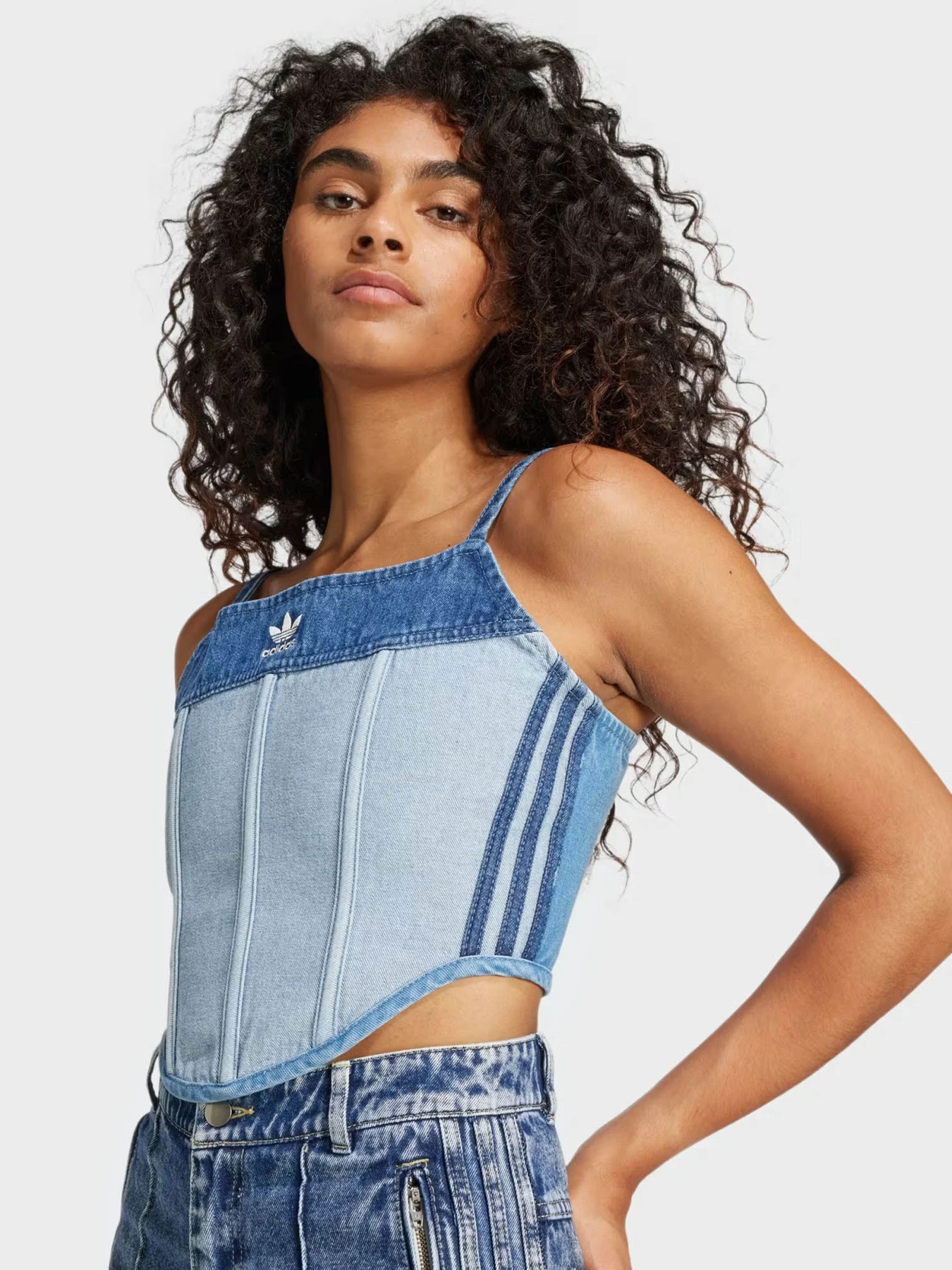 Боді та корсети Adidas Х KSENIASCHNAIDER DENIM модель IW5671 Боді та корсети Adidas Х KSENIASCHNAIDER DENIM модель IW5671 Фото