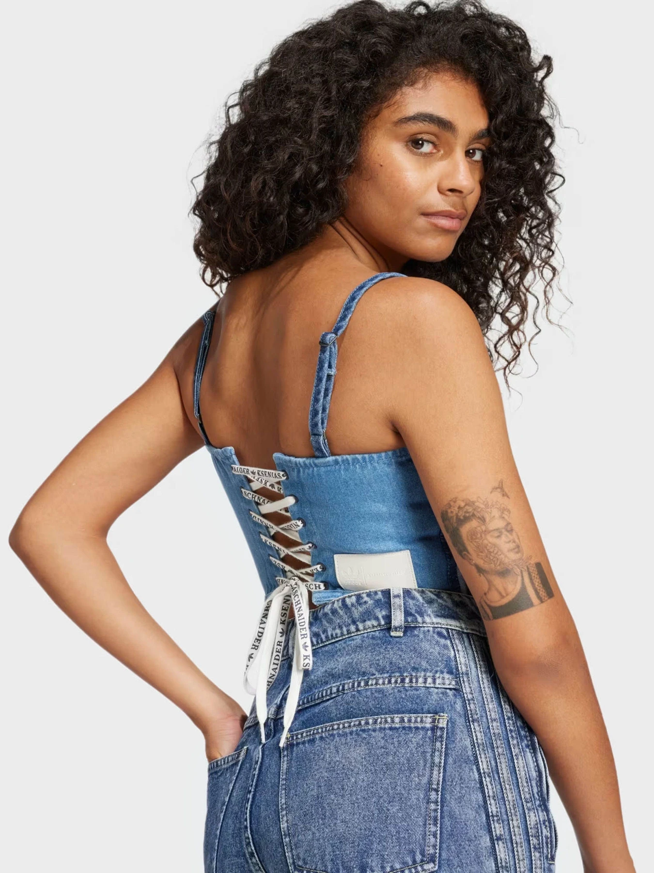 Боді та корсети Adidas Х KSENIASCHNAIDER DENIM модель IW5671 Боді та корсети Adidas Х KSENIASCHNAIDER DENIM модель IW5671 Фото