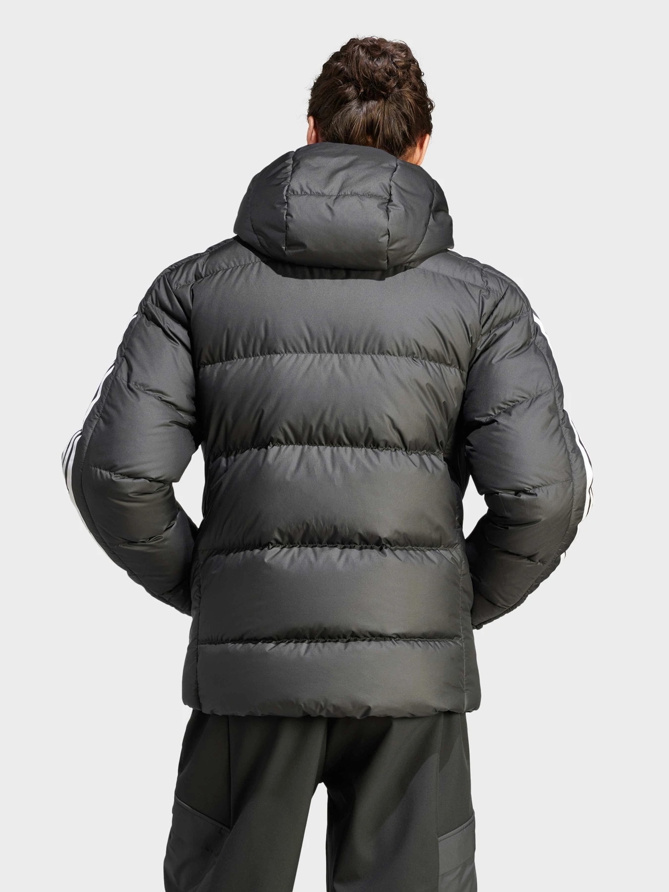 Куртки и дубленки Adidas ESSENTIALS MIDWEIGHT DOWN HOOD модель HZ4429 Куртки и дубленки Adidas ESSENTIALS MIDWEIGHT DOWN HOOD модель HZ4429 Фото