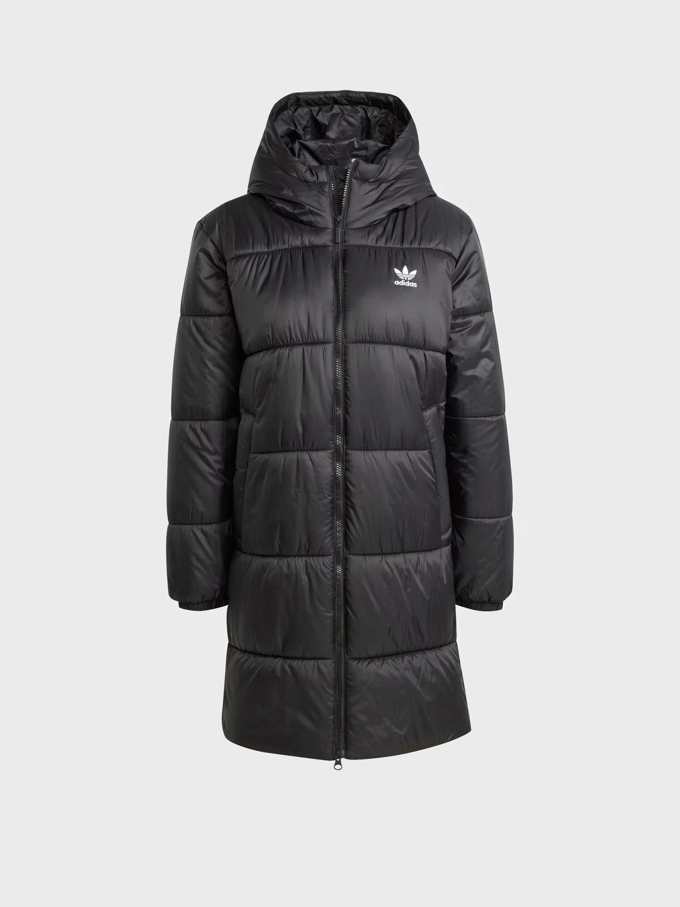 Куртки и дубленки Adidas ORIGINALS LONG PUFFER модель IW5858 Фото