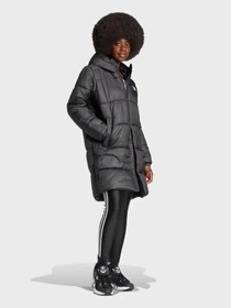 Куртки и дубленки Adidas ORIGINALS LONG PUFFER модель IW5858 Фото