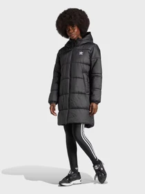 Куртки и дубленки Adidas ORIGINALS LONG PUFFER модель IW5858 Фото