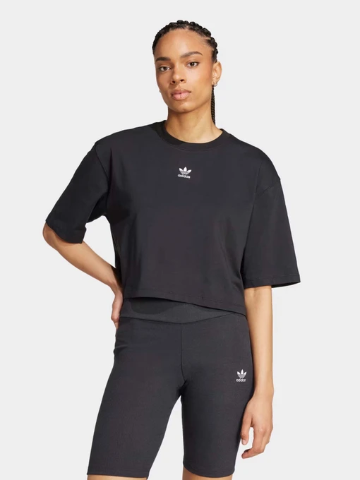 Футболки и поло Adidas ESSENTIALS CROP ORIGINALS модель IW5706 Фото