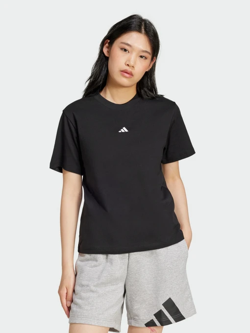 Футболки и поло Adidas ESSENTIALS SMALL LOGO COTTON S модель JC5943 Фото