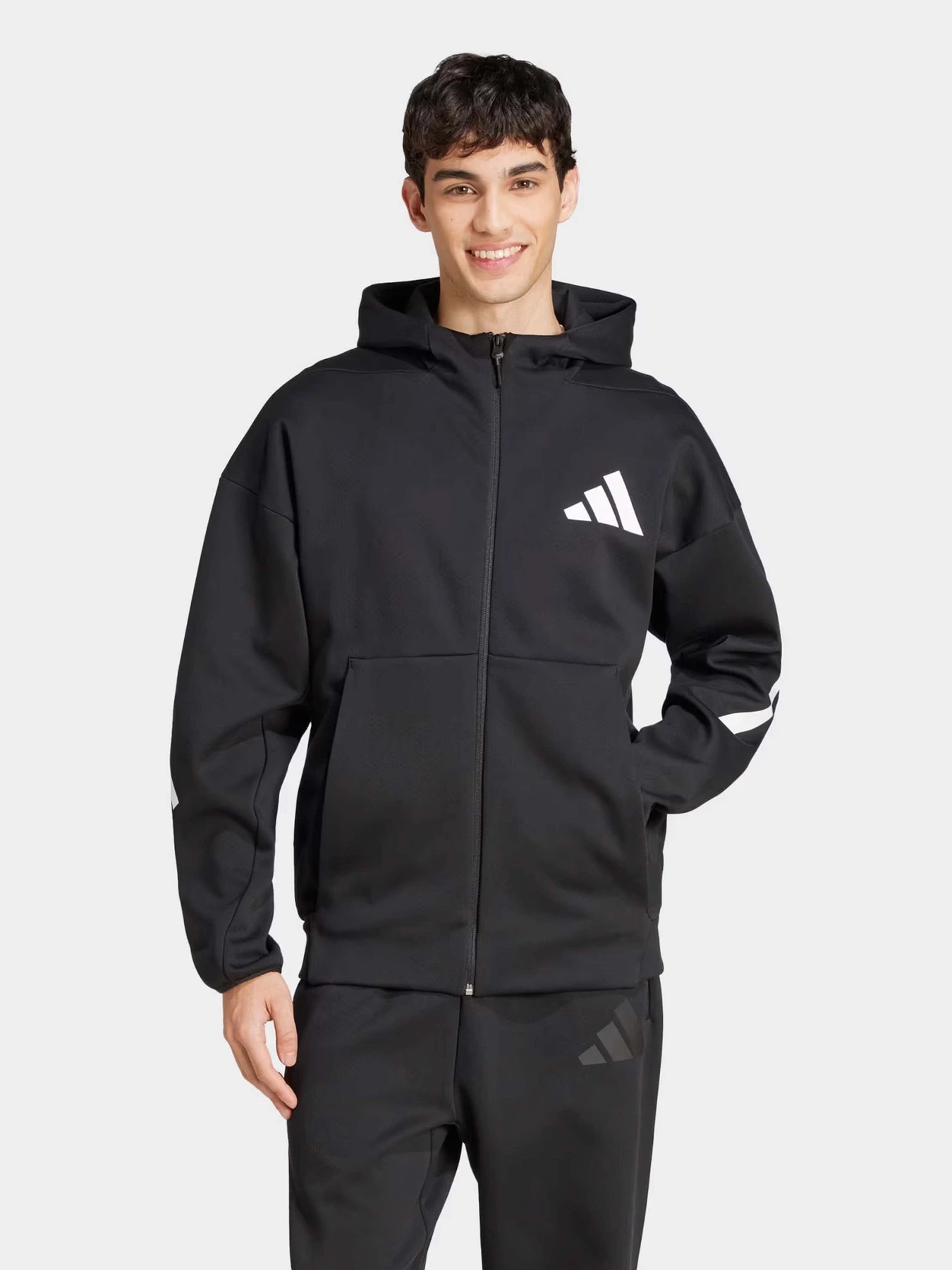 Худи и свитшоты Adidas Z.N.E. FULL-ZIP SPORTSWEAR модель JD5984 Фото