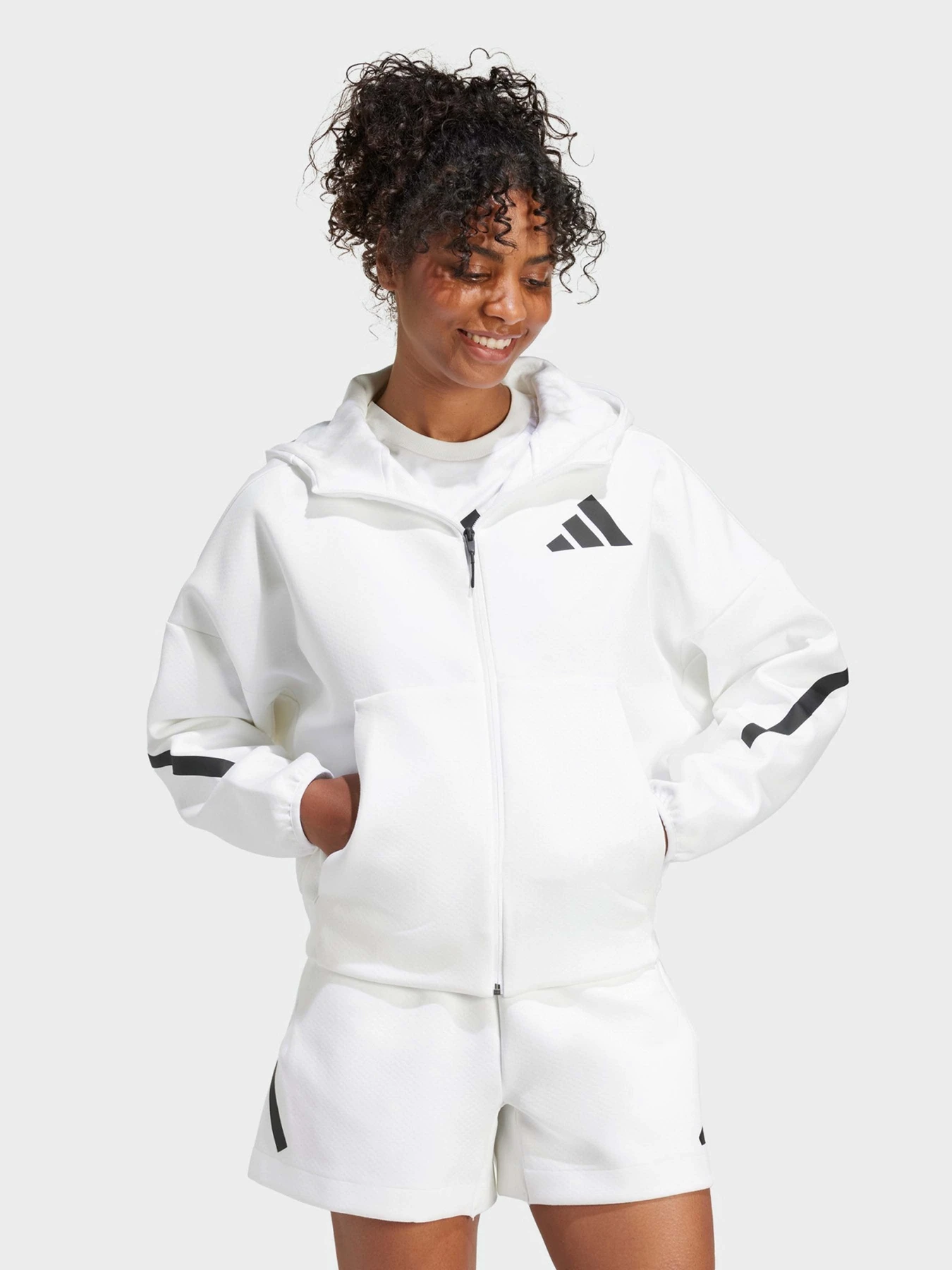 Худі та світшоти Adidas Z.N.E. FULL-ZIP SPORTSWEAR модель JE7849 Фото