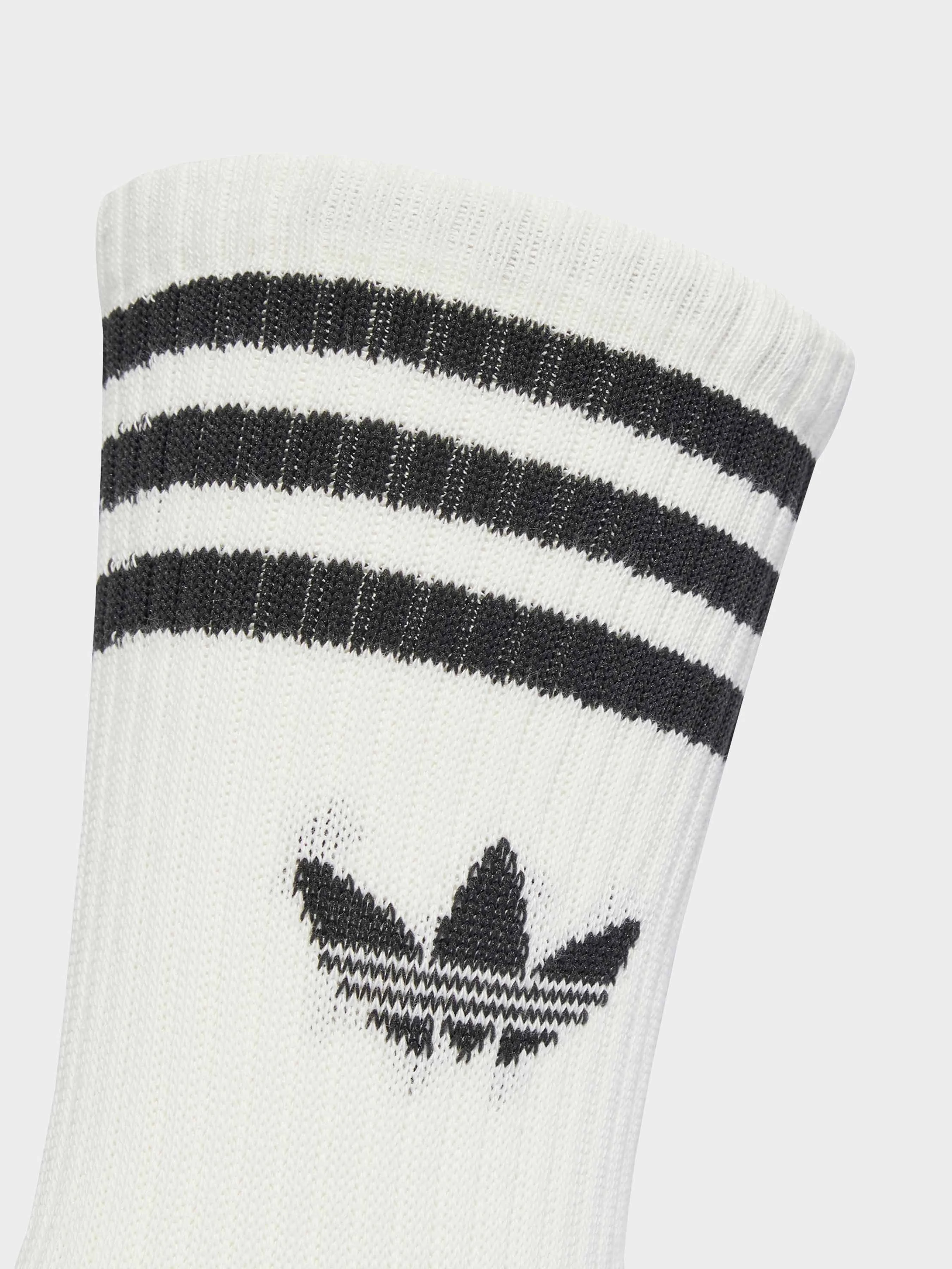 adidas CREW SOCKS 3 PAIRS Набір шкарпеток колір білий фото 2
