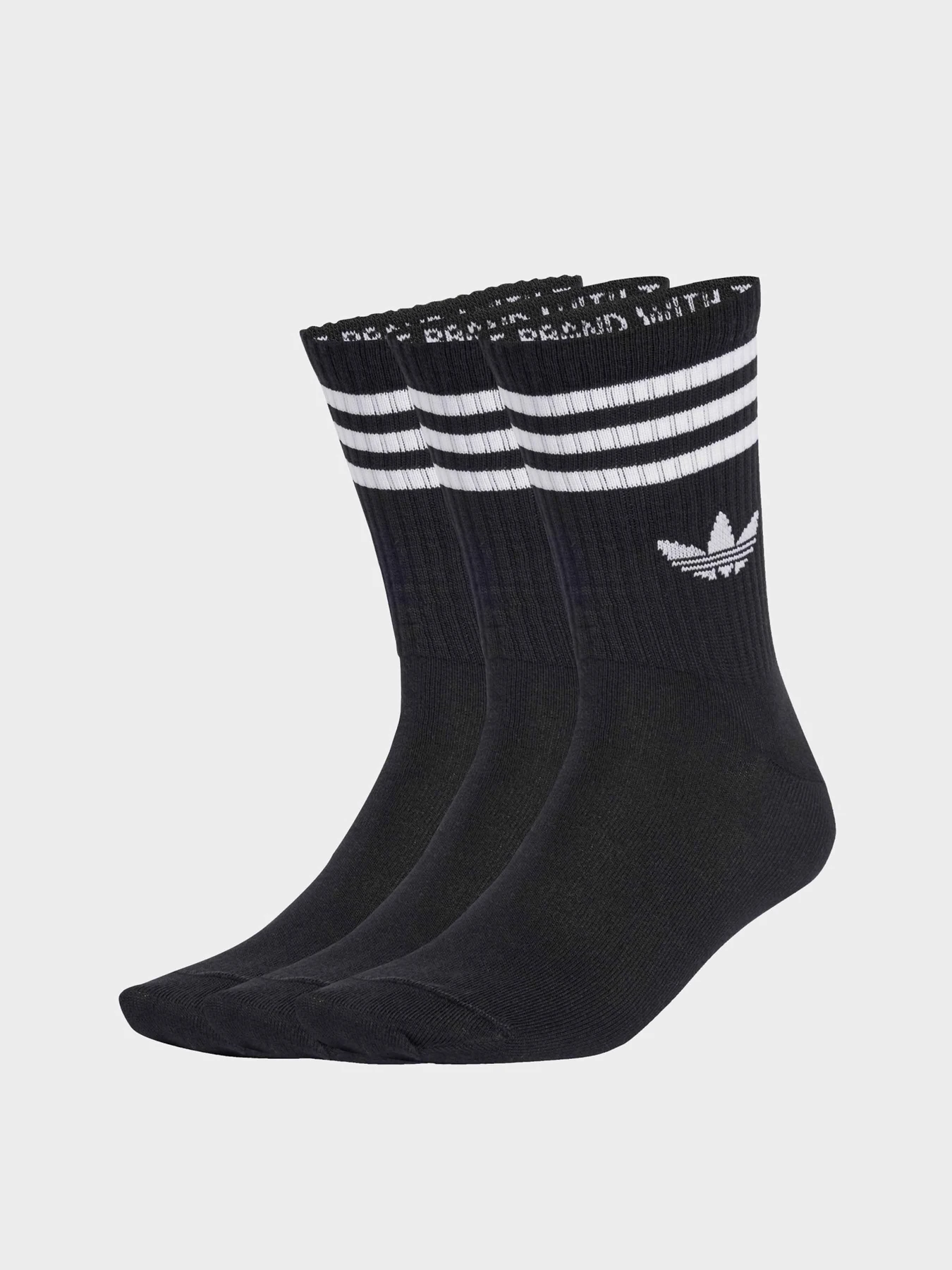 Шкарпетки та гольфи Adidas 3-Stripes Crew 3p модель JV7402 Шкарпетки та гольфи Adidas 3-Stripes Crew 3p модель JV7402 Фото