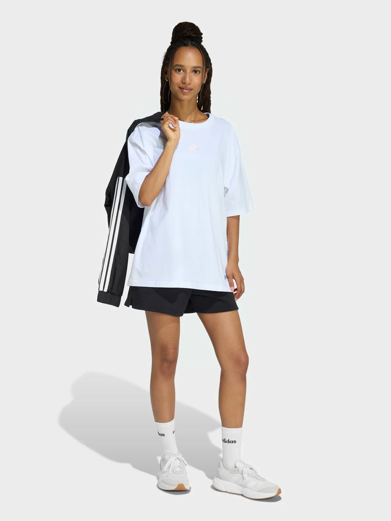 Футболки и поло Adidas MINI EMBROIDERY OVERSIZED GRAP модель KA5086 Фото