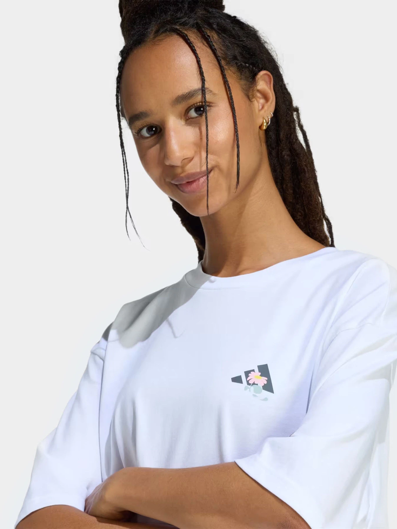 Футболки и поло Adidas SOFT SIDE OVERSIZED GRAPHIC модель KA5091 Футболки и поло Adidas SOFT SIDE OVERSIZED GRAPHIC модель KA5091 Фото