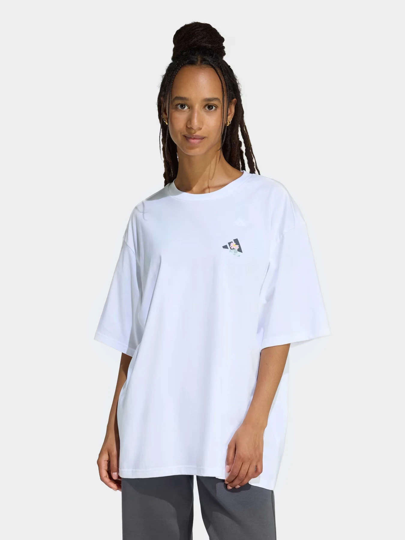 Футболки и поло Adidas SOFT SIDE OVERSIZED GRAPHIC модель KA5091 Футболки и поло Adidas SOFT SIDE OVERSIZED GRAPHIC модель KA5091 Фото