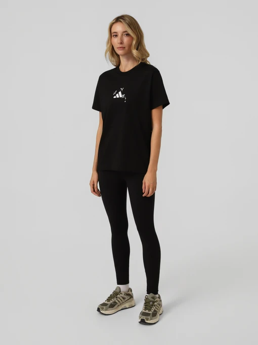 Бавовняна Жіноча Футболка adidas UKRAINE STORK фото 2