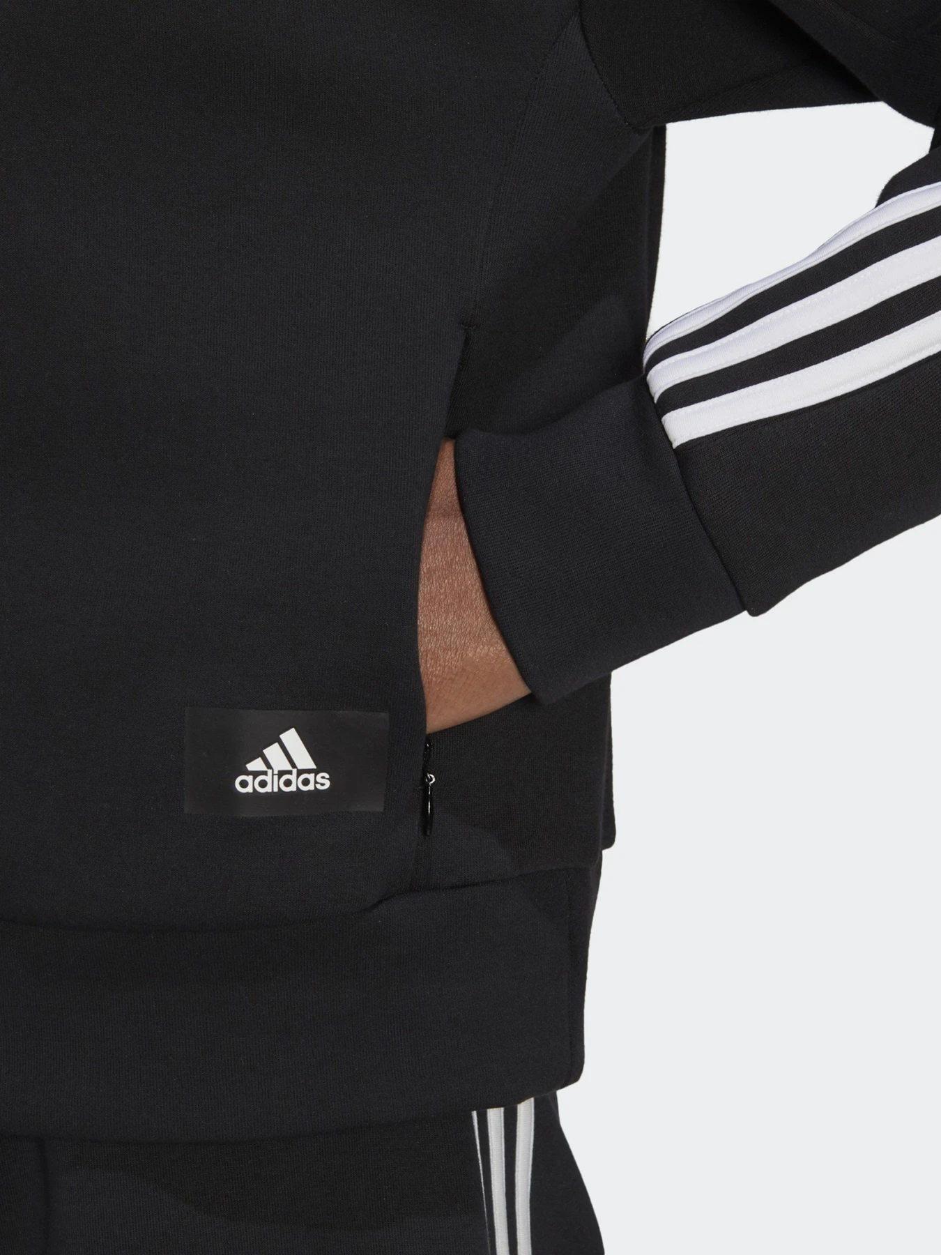 Худи и свитшоты Adidas Sportswear Wrapped 3-Stripes модель GL0343 Фото