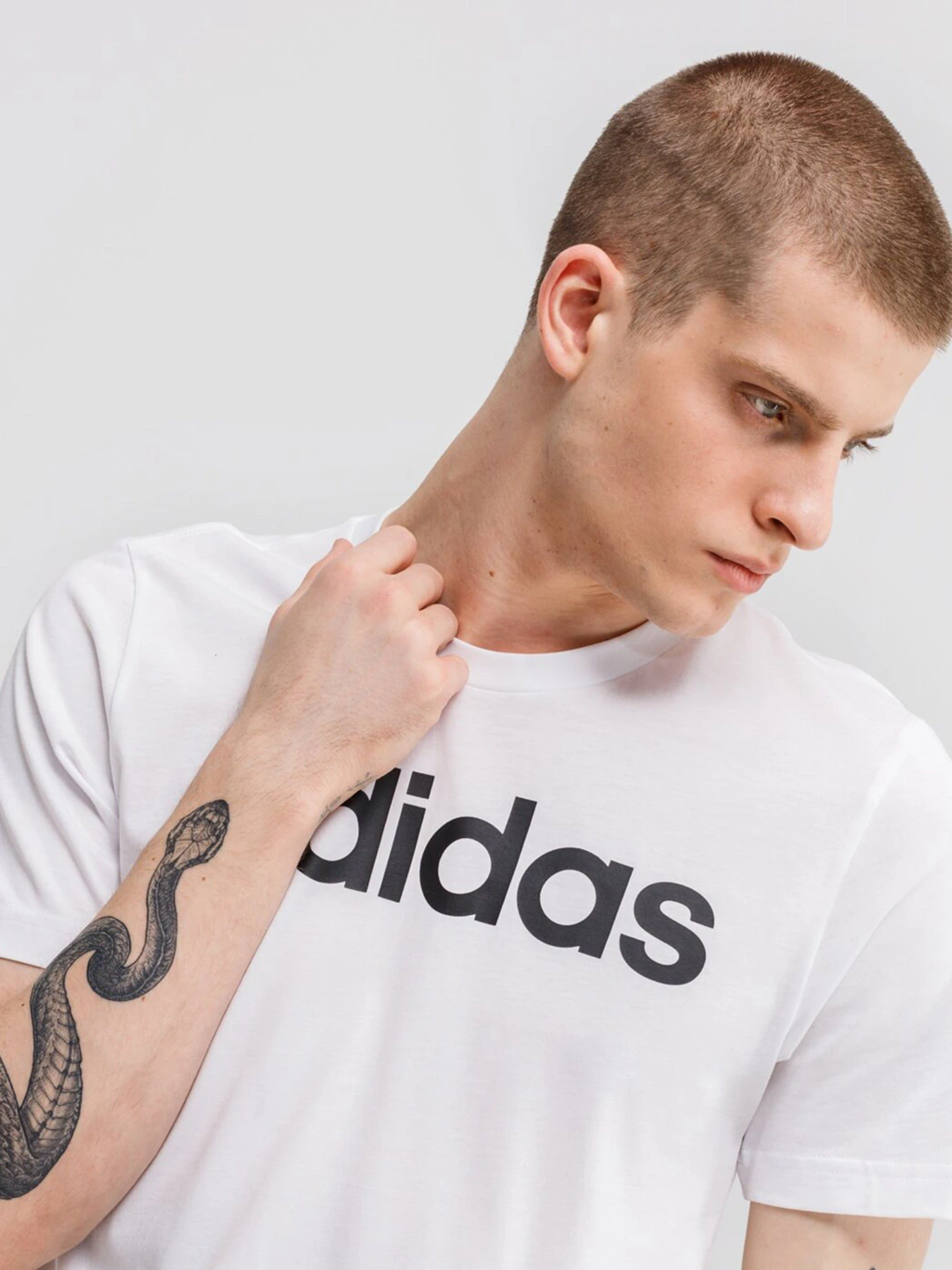 Футболки і поло Adidas ESSENTIALS LINEAR LOGO модель DQ3056 Футболки і поло Adidas ESSENTIALS LINEAR LOGO модель DQ3056 Фото