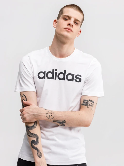 Футболки і поло Adidas ESSENTIALS LINEAR LOGO модель DQ3056 Фото