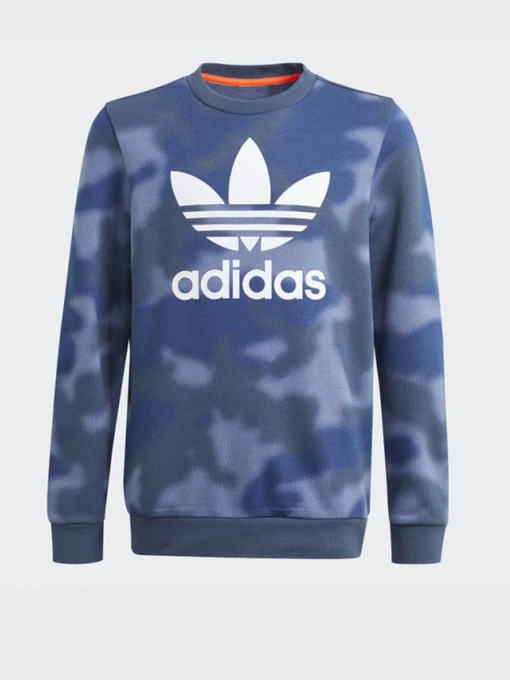Худи и свитшоты Adidas ALLOVER PRINT CAMO CREW модель GN4130 Фото
