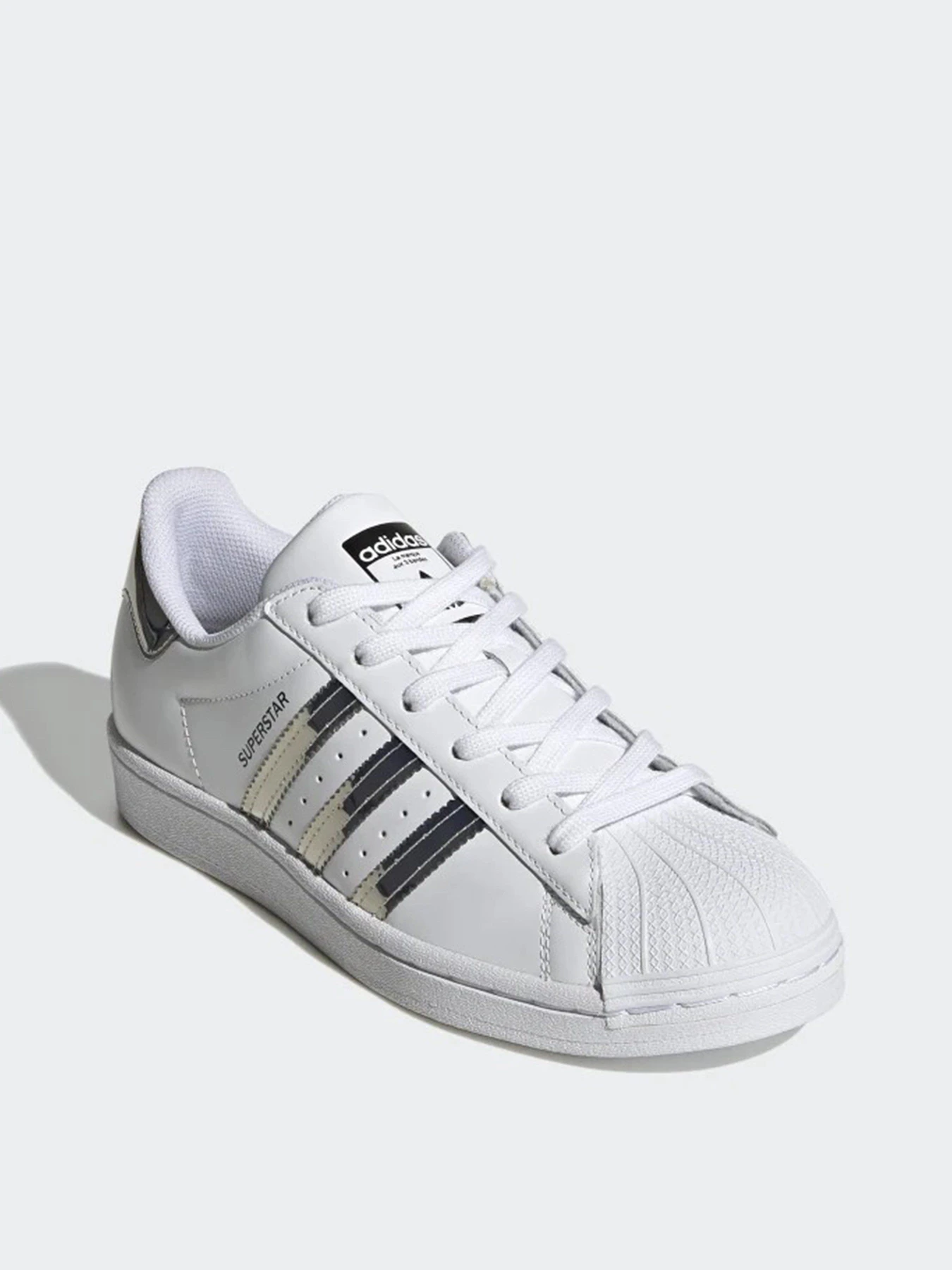 Кеди Adidas Superstar Silver Metallic модель FW3915 Кеди Adidas Superstar Silver Metallic модель FW3915 Фото
