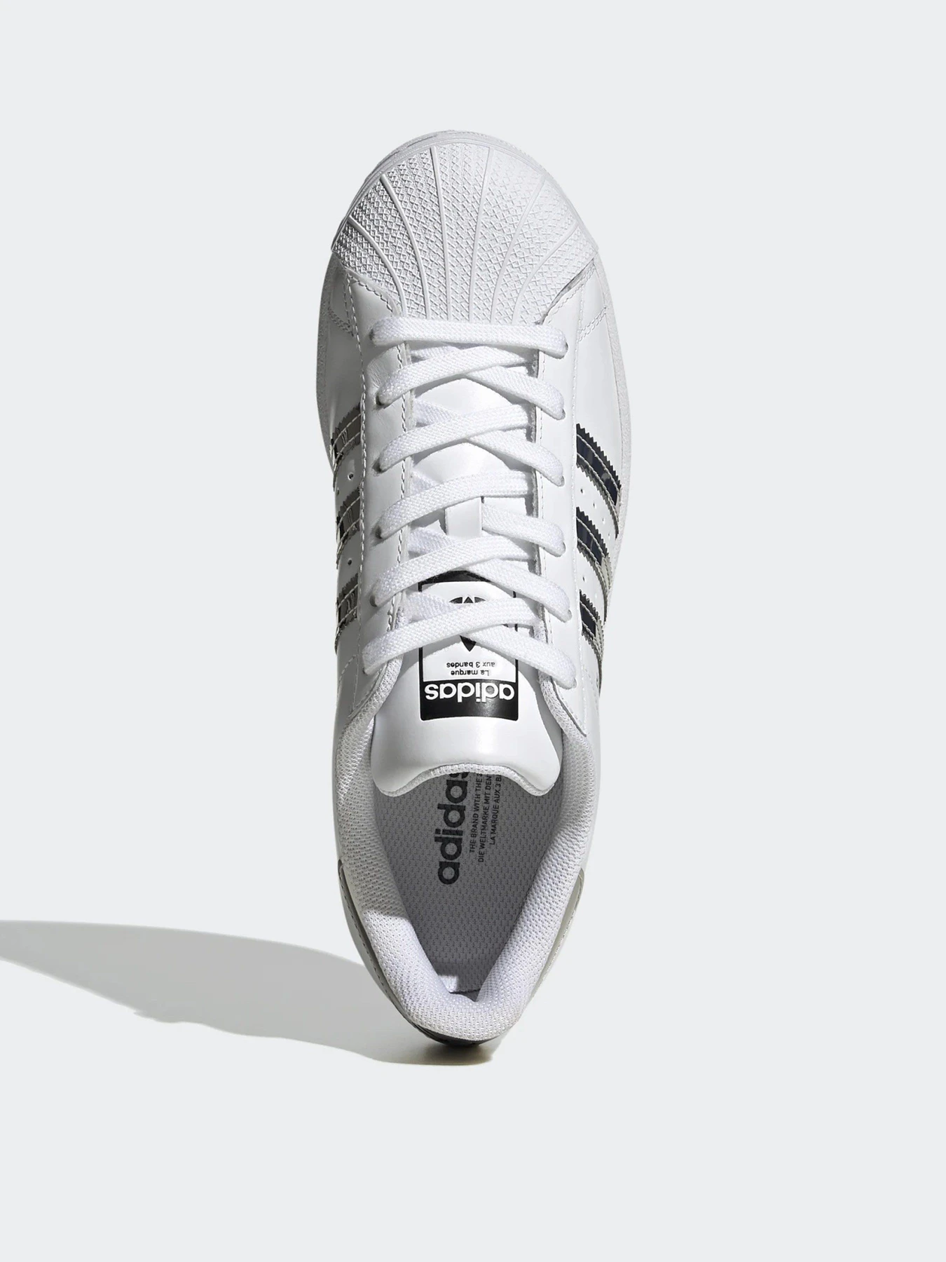 Кеди Adidas Superstar Silver Metallic модель FW3915 Кеди Adidas Superstar Silver Metallic модель FW3915 Фото
