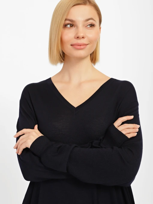 Свитры и кардиганы COS модель 0374916_т.синій Фото