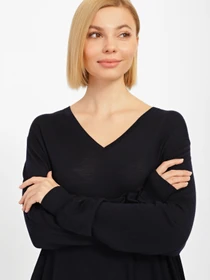 Свитры и кардиганы COS модель 0374916_т.синій Фото