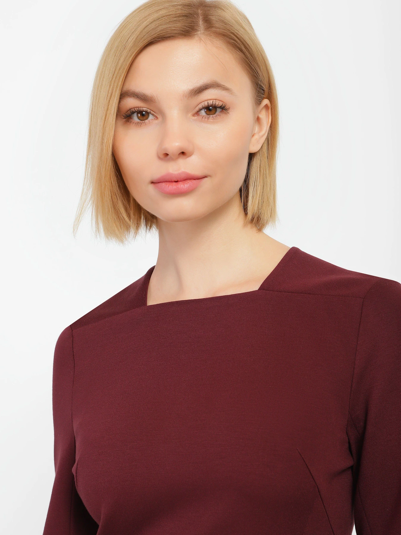 Платья COS модель 0557899_т.бордовий Платья COS модель 0557899_т.бордовий Фото