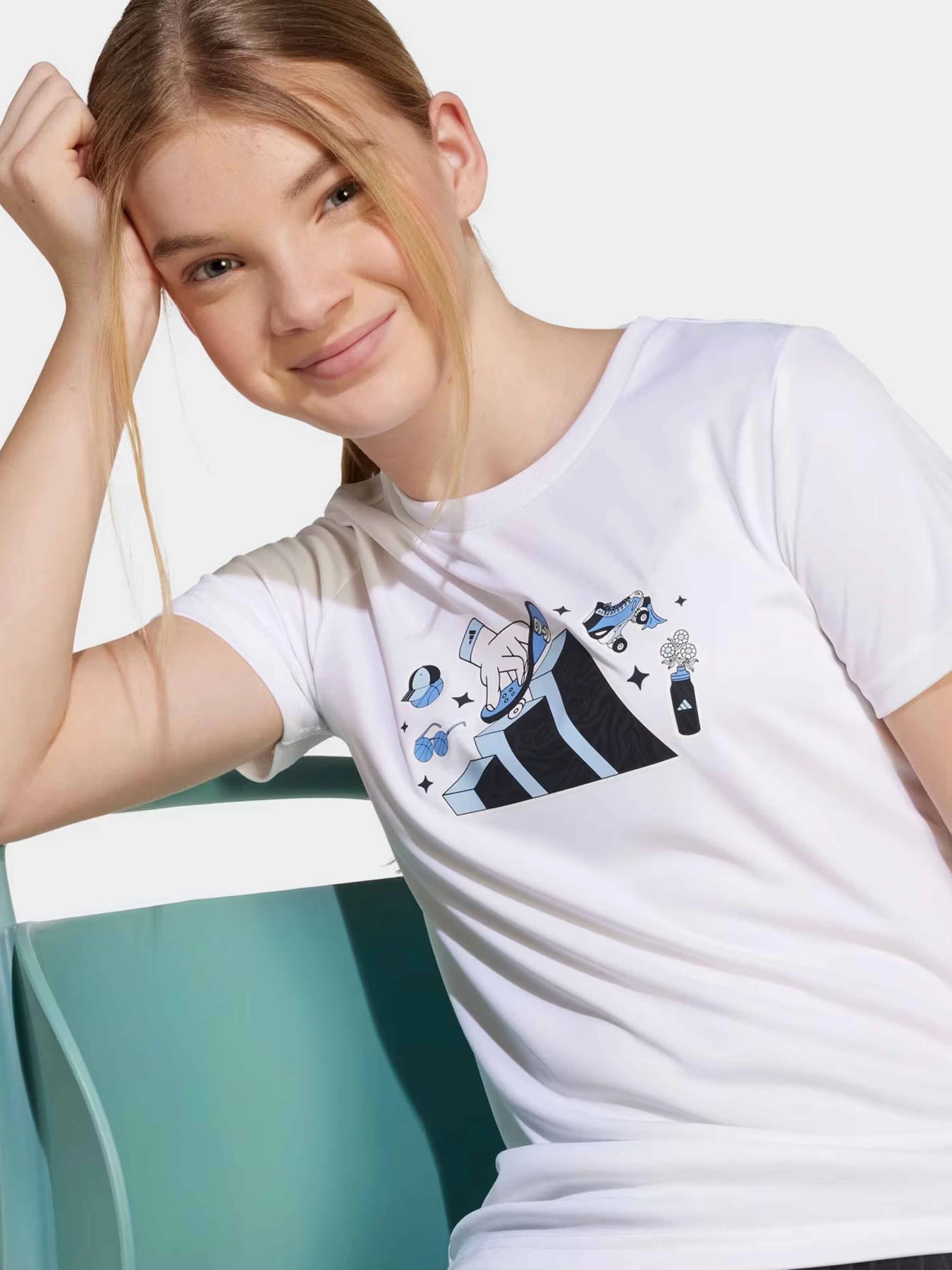 Футболки і поло Adidas CLIMACOOL ANIMAL GRAPHIC KIDS модель JV5201 Футболки і поло Adidas CLIMACOOL ANIMAL GRAPHIC KIDS модель JV5201 Фото