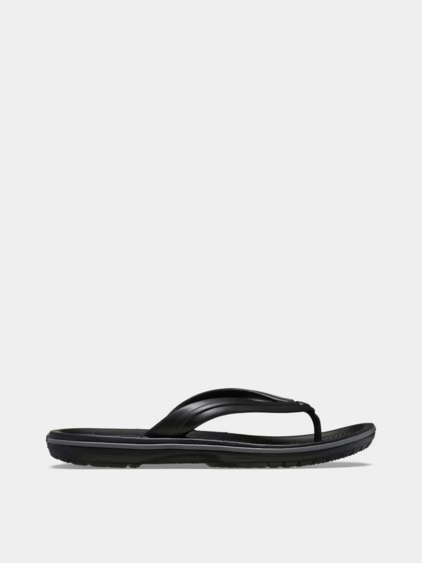 Шлёпанцы Crocs CROCBAND FLIP BLK/SGY модель 11033-0DD Фото
