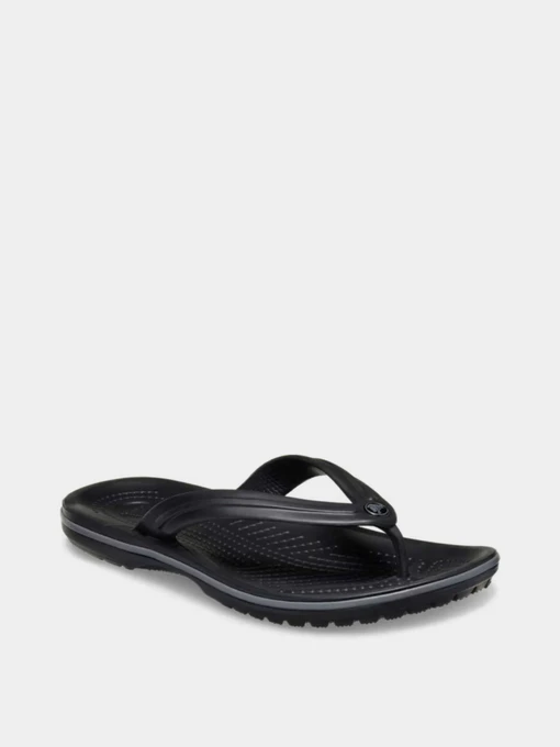 Чоловічі В'єтнамки Crocs CROCBAND FLIP BLK/SGY фото 2