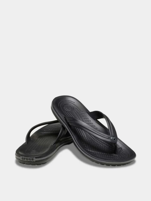 Чоловічі В'єтнамки Crocs CROCBAND FLIP BLK/SGY фото 3