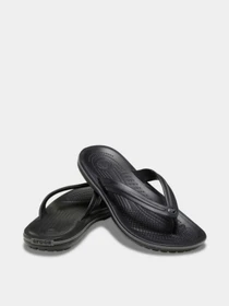 Шлёпанцы Crocs CROCBAND FLIP BLK/SGY модель 11033-0DD Фото