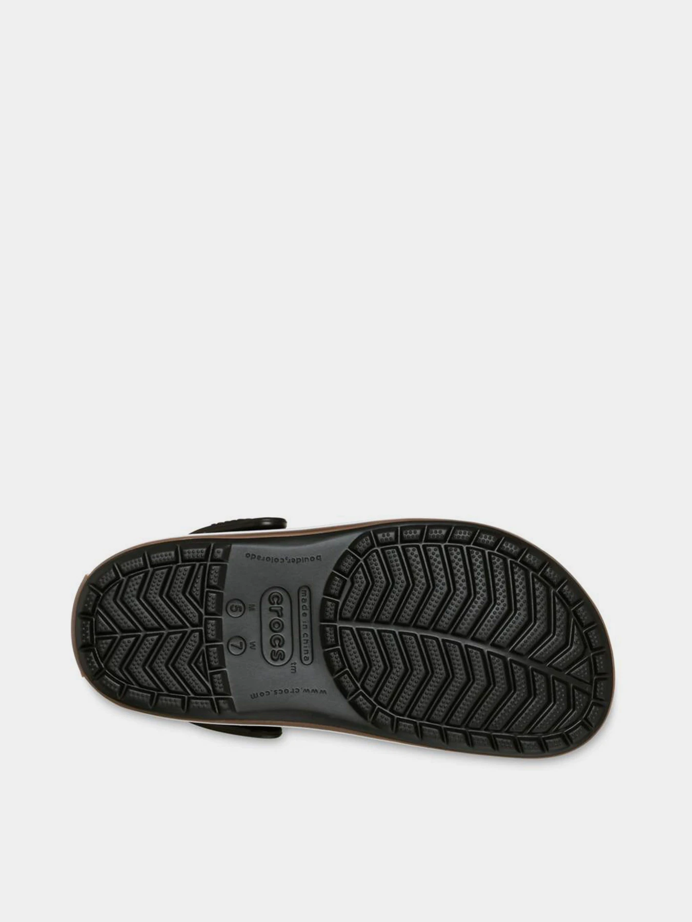 Шлёпанцы Crocs CROCBAND GUM CLOG BLK модель 212756-001 Фото