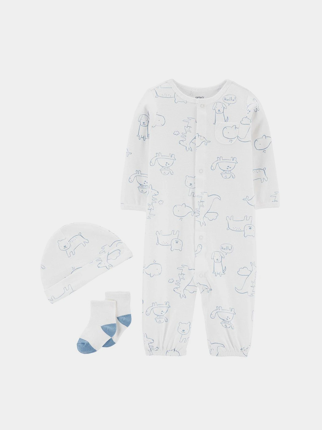 Одежда для дома и сна Carter’s модель 1I722710-wht Одежда для дома и сна Carter’s модель 1I722710-wht Фото