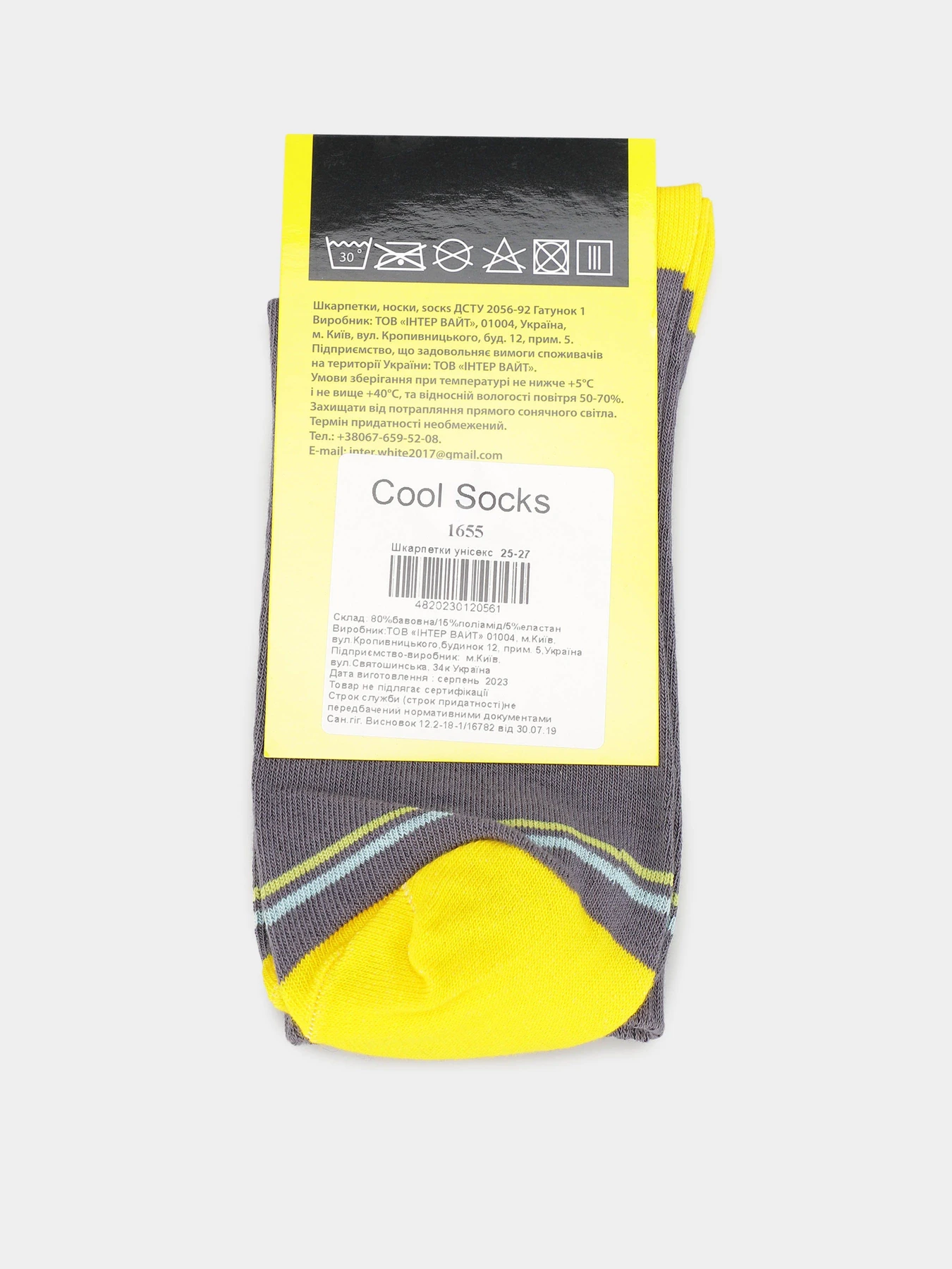 Носки и гольфы COOL SOCKS модель 1655 Фото