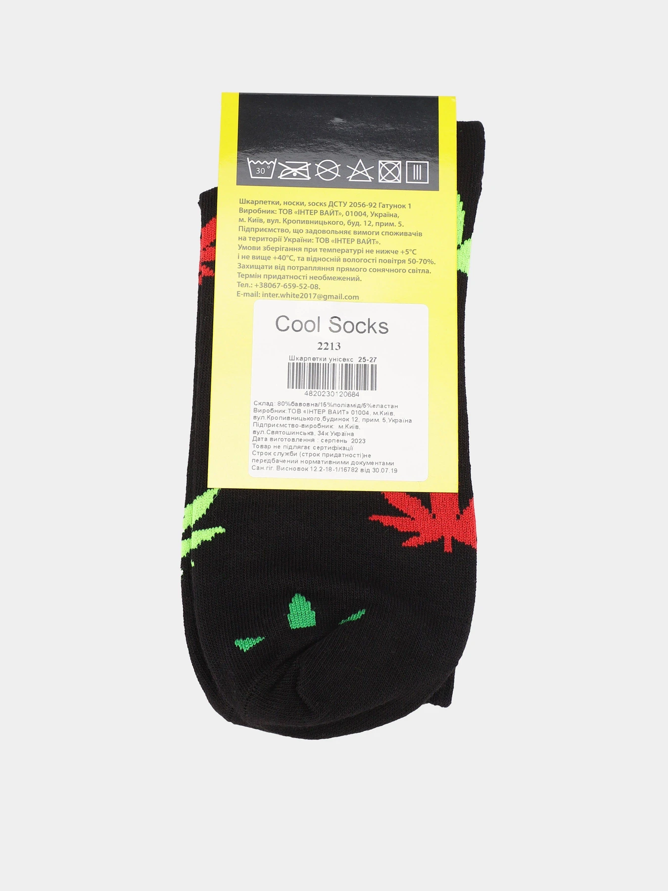 Шкарпетки та гольфи COOL SOCKS модель 2213 Фото