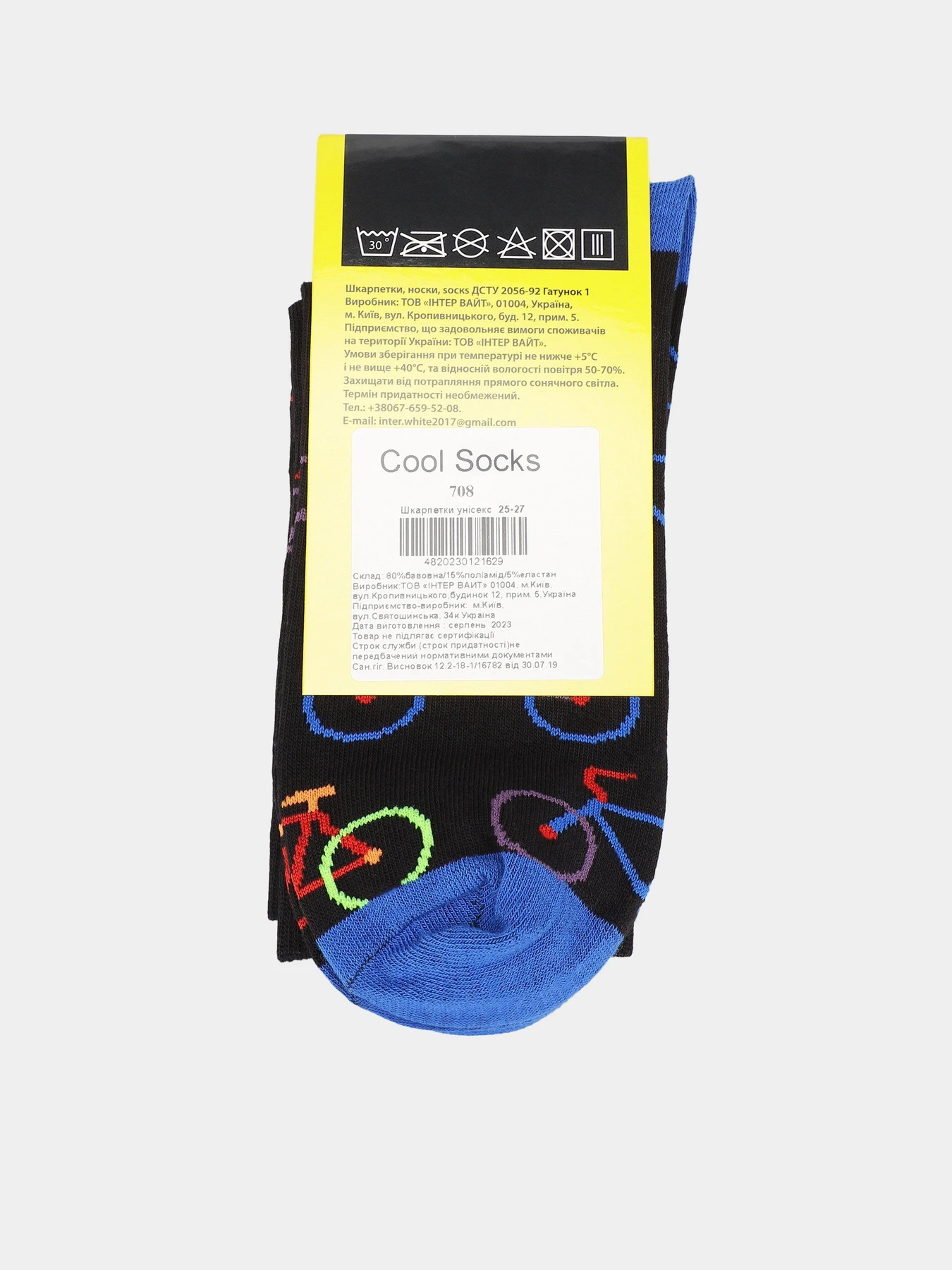 Шкарпетки та гольфи COOL SOCKS модель 708 Шкарпетки та гольфи COOL SOCKS модель 708 Фото