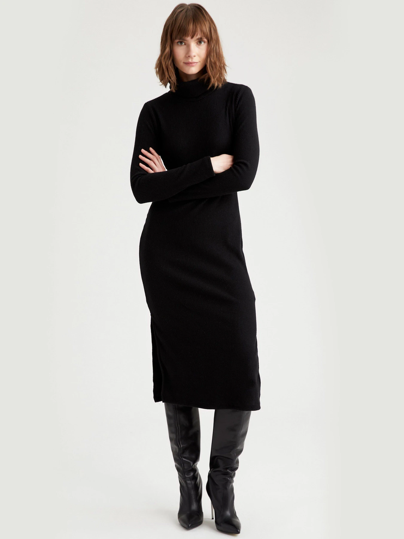Платья DeFacto модель T6810AZ-BK27 Фото