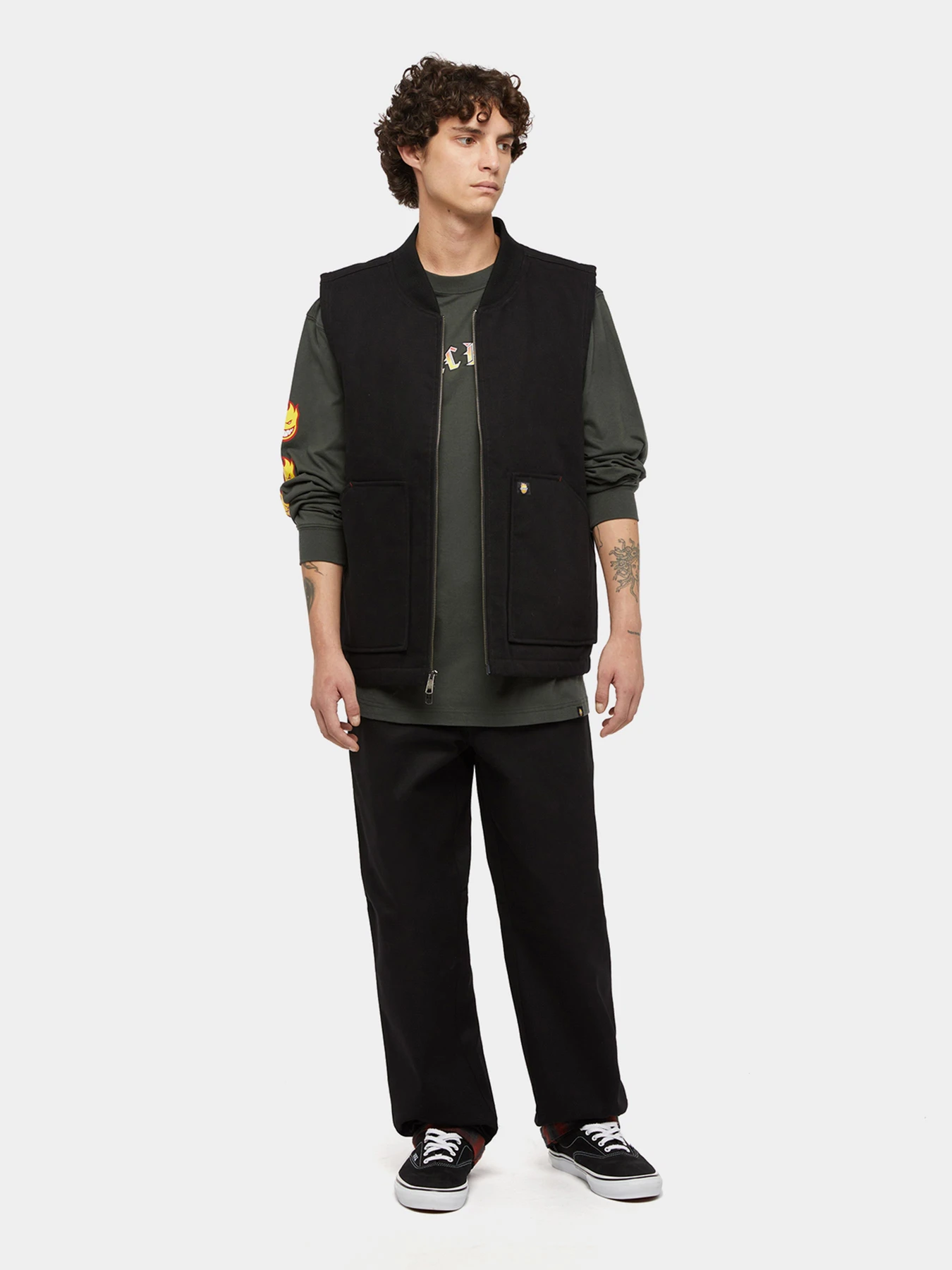 Светри та кардигани Dickies x Spitfire модель DK0A865PBLK1 Фото