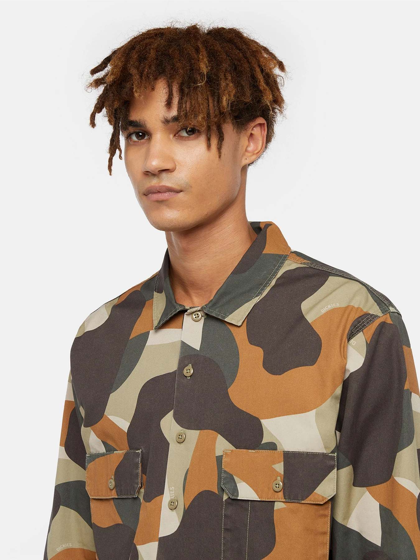 Рубашки Dickies Camo Canvas Work модель DK0A864U0IP1 Рубашки Dickies Camo Canvas Work модель DK0A864U0IP1 Фото