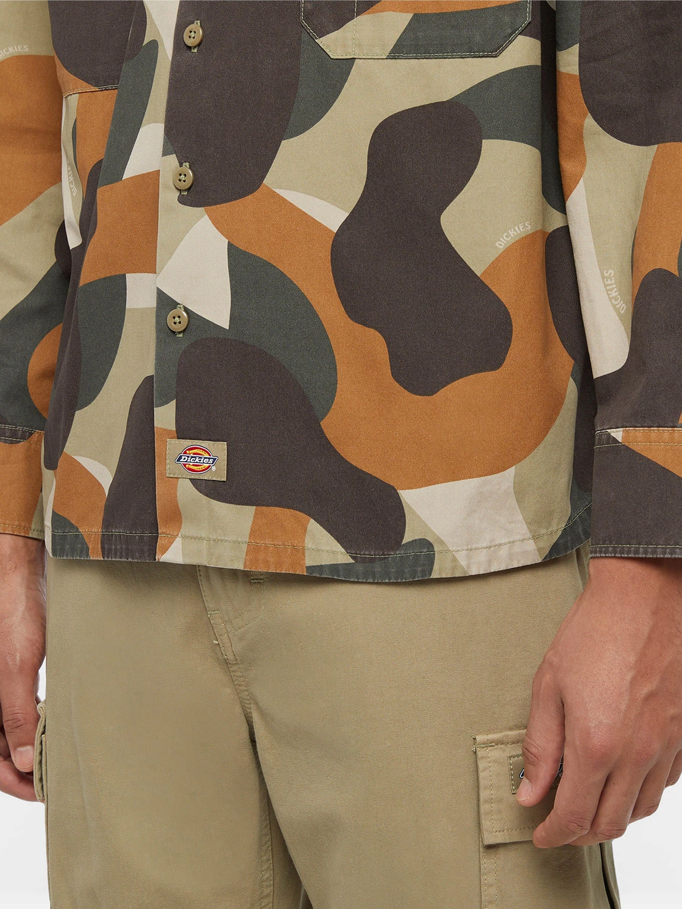 Рубашки Dickies Camo Canvas Work модель DK0A864U0IP1 Рубашки Dickies Camo Canvas Work модель DK0A864U0IP1 Фото