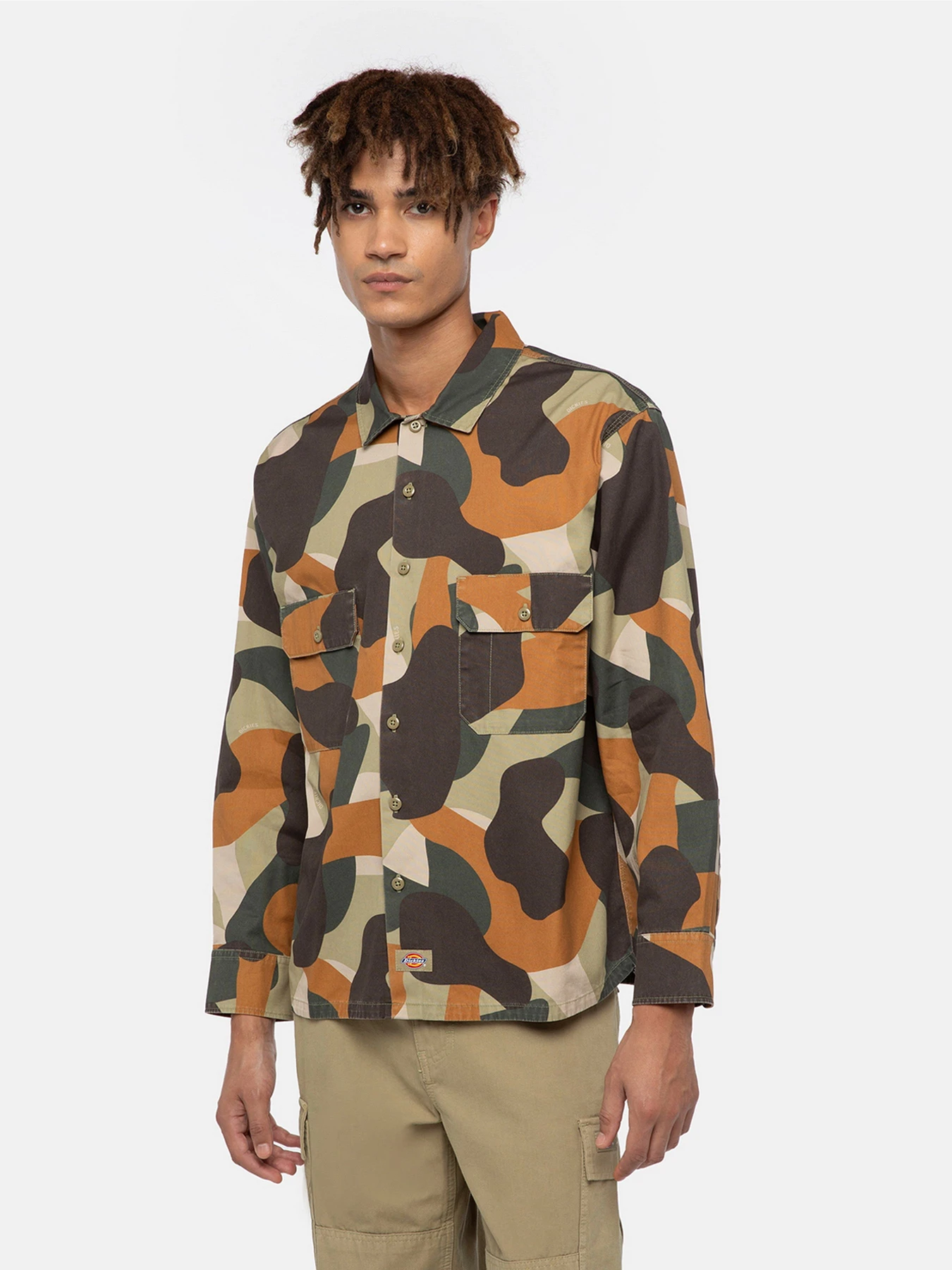 Рубашки Dickies Camo Canvas Work модель DK0A864U0IP1 Рубашки Dickies Camo Canvas Work модель DK0A864U0IP1 Фото
