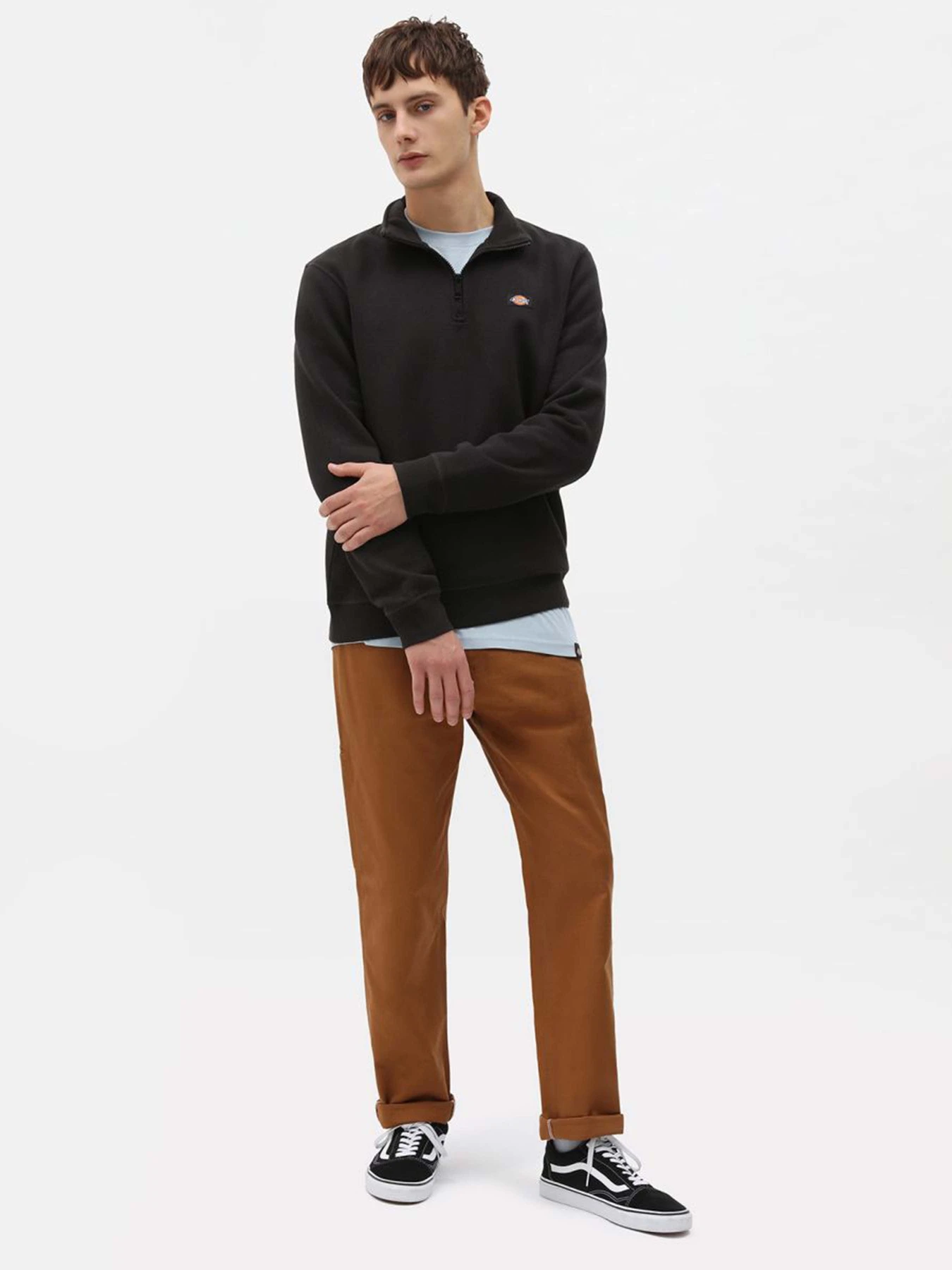 Худи и свитшоты Dickies Oakport Quarter Zip модель DK0A4XD4BLK1 Худи и свитшоты Dickies Oakport Quarter Zip модель DK0A4XD4BLK1 Фото
