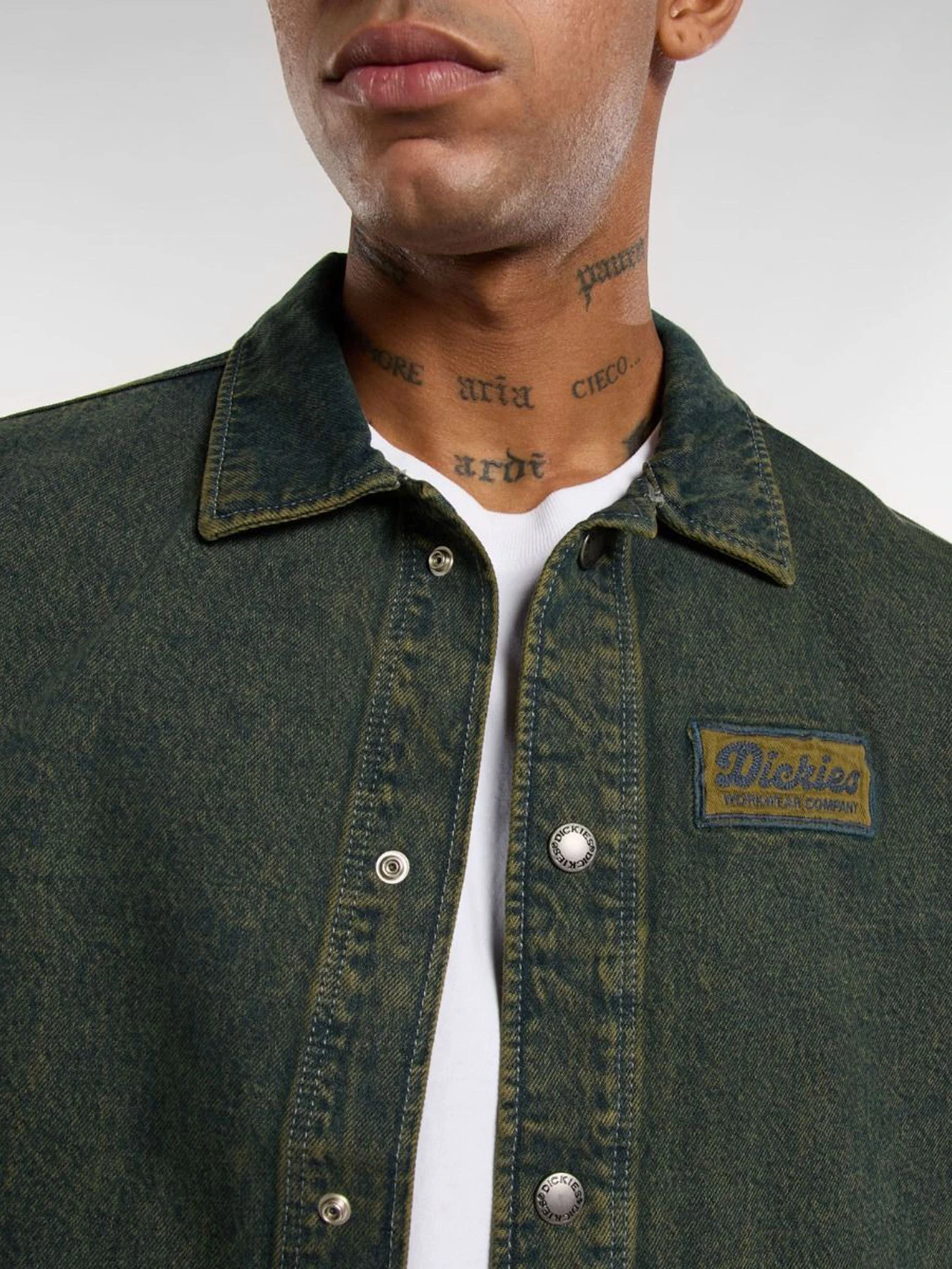 Куртки и дубленки Dickies Lewistown Denim модель DK0A4Z76K571 Куртки и дубленки Dickies Lewistown Denim модель DK0A4Z76K571 Фото